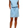 Damen Ragwear | Ragwear Kleid Mascarpone Denim Light Blue