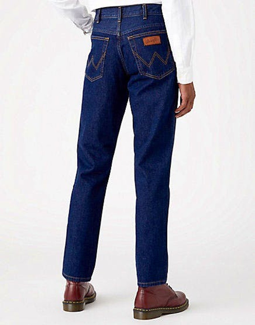 Herren Wrangler | Wrangler Texas Jeans Regular Fit Darkstone