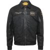 Herren PME Legend | Pme Legend Leder Bomberjacket Summer Hudson 2.0 Sh Moonless Night