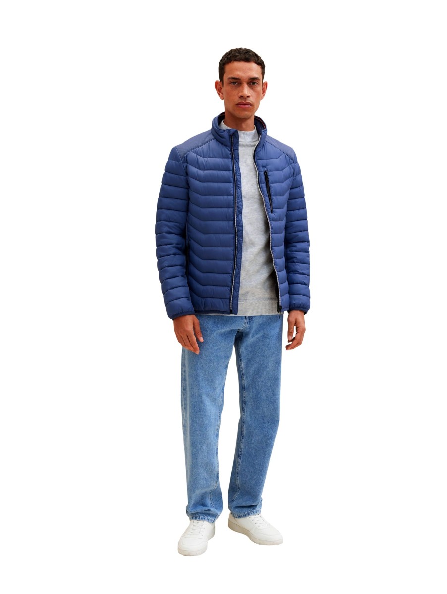 Herren Tom Tailor | Tom Tailor Stepp-U00Dcbergangsjacke Blau