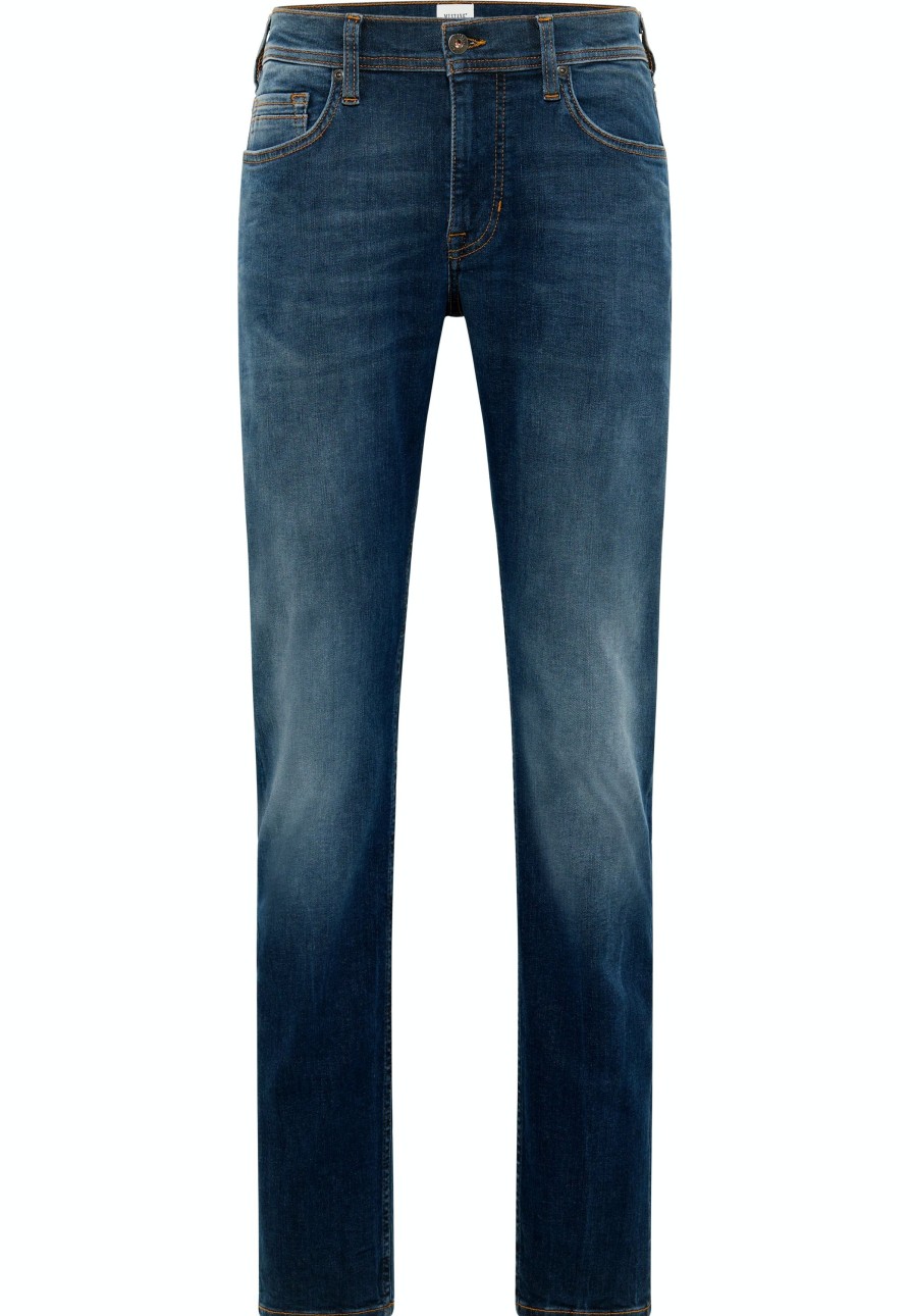 Herren Mustang | Mustang Jeans Vegas Slim Fit Misty Blue Extra Lang