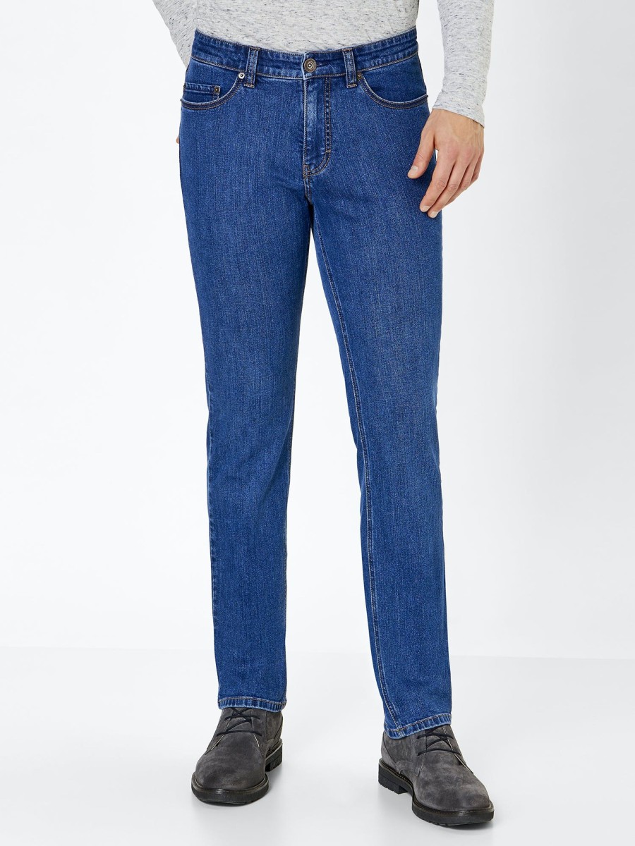 Herren Paddock's | Paddock'S Pipe Jeans Slim Fit Deep Blue Moustache Use