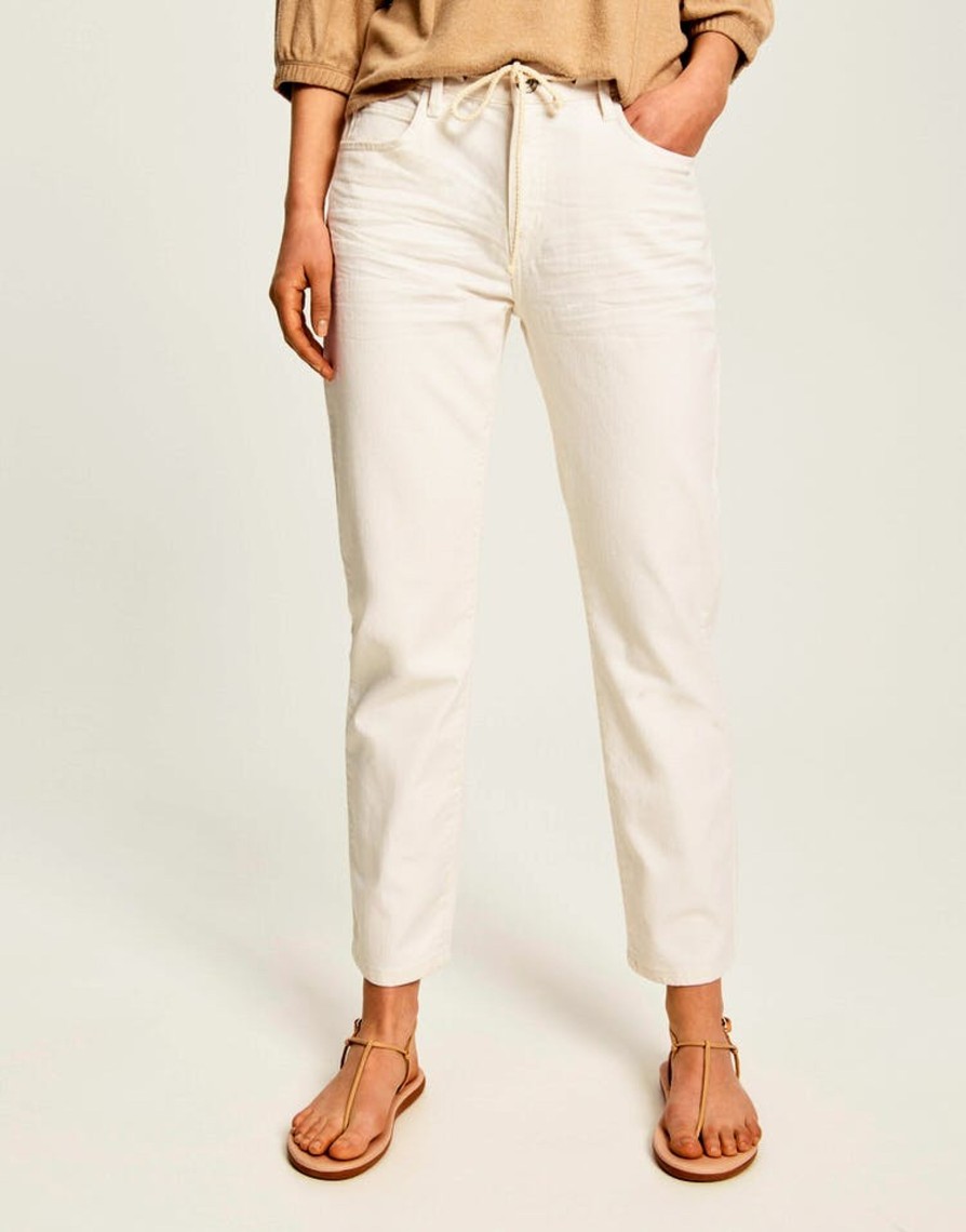 Damen Opus | Opus Boyfriend Jeans Louis Creme