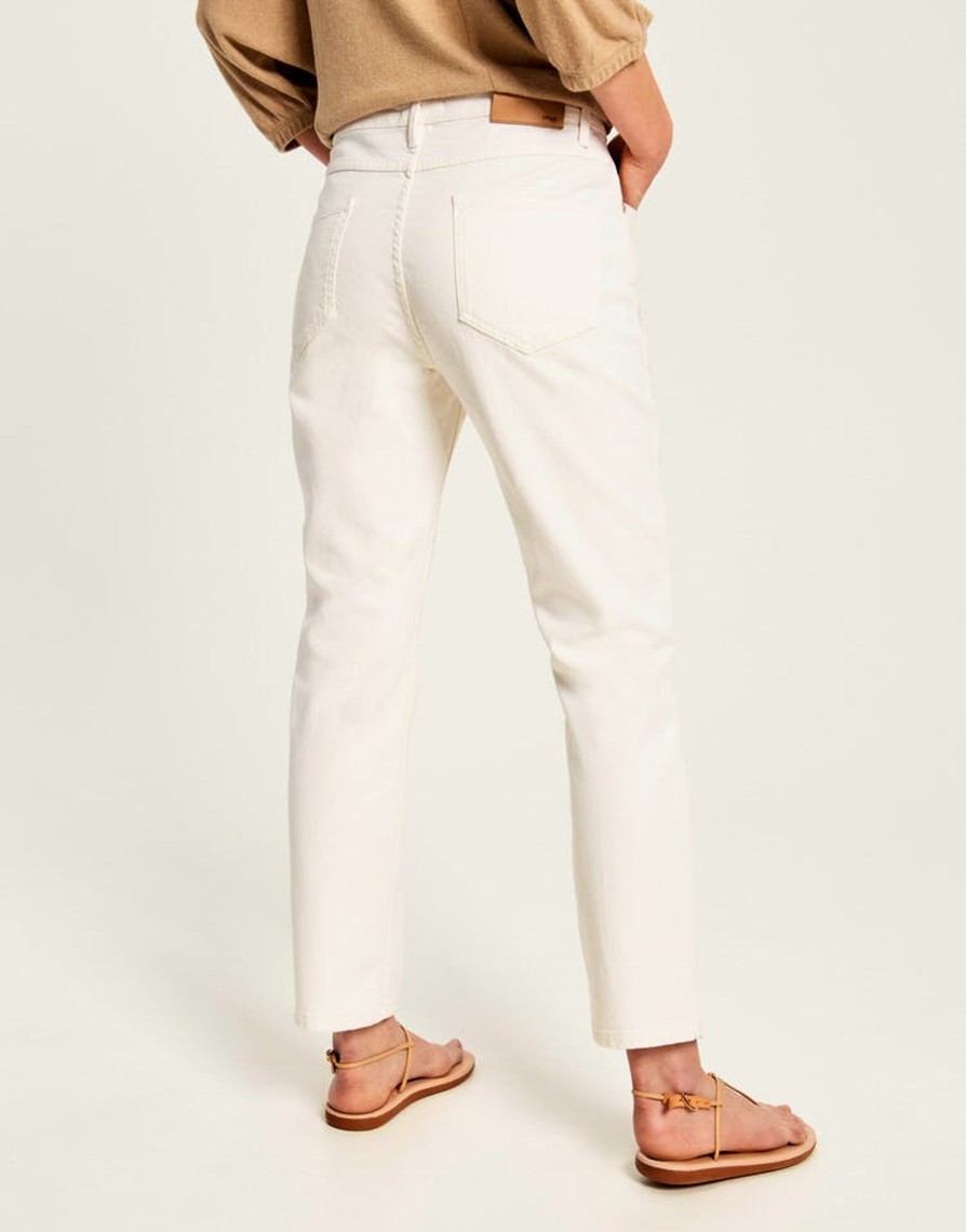 Damen Opus | Opus Boyfriend Jeans Louis Creme