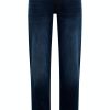 Herren Mustang | Mustang Jeans Big Sur Straight Deep Blue Used Extra Lang