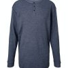 Herren Tom Tailor Denim | Tom Tailor Pullover Henley Dark Grey