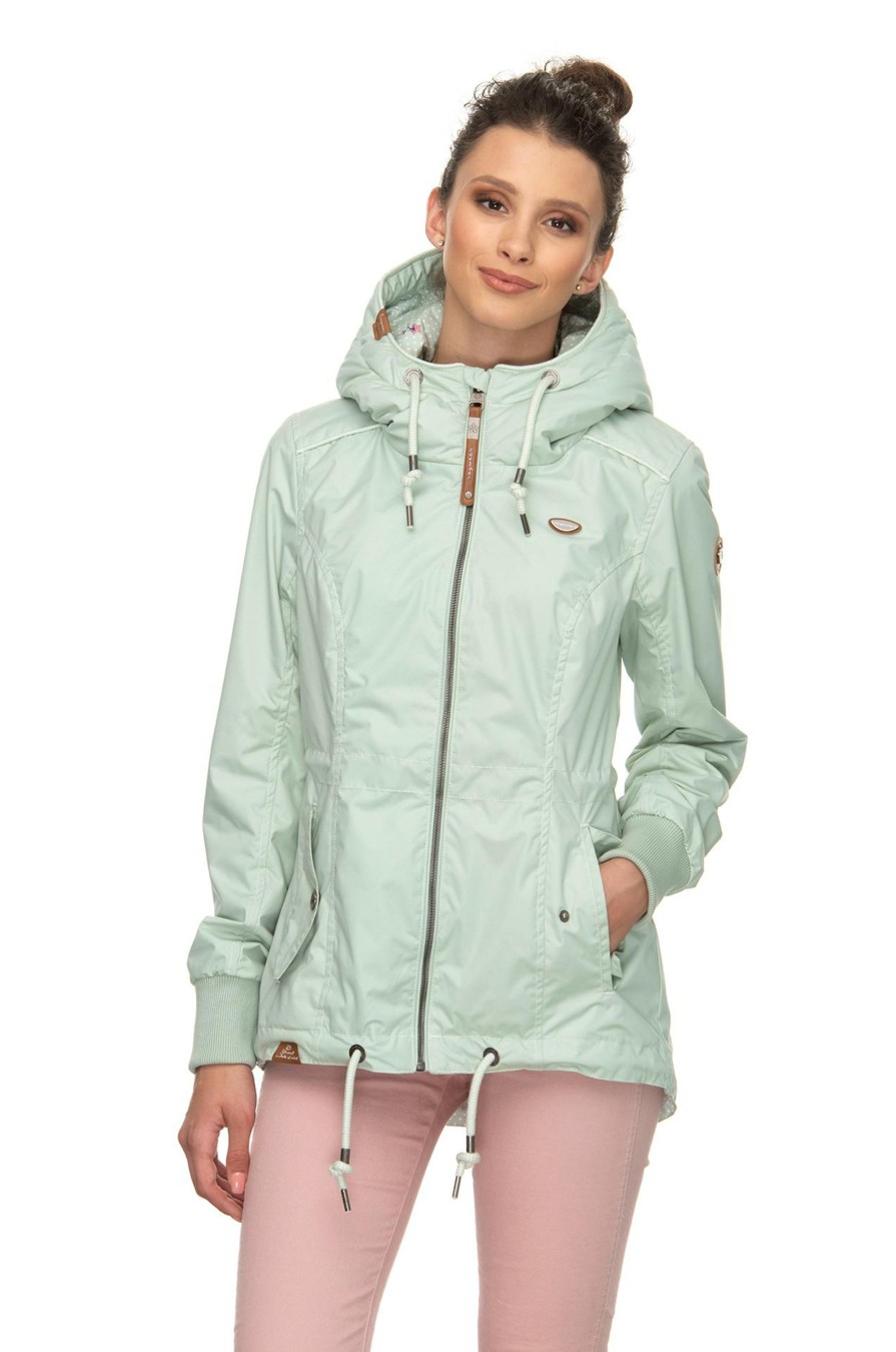 Damen Ragwear | Ragwear Jacke Danka Dusty Green