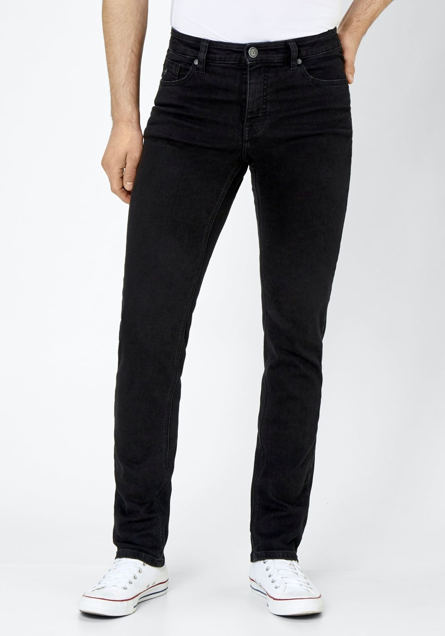 Herren Paddock's | Paddock'S Pipe Jeans Slim Fit Black