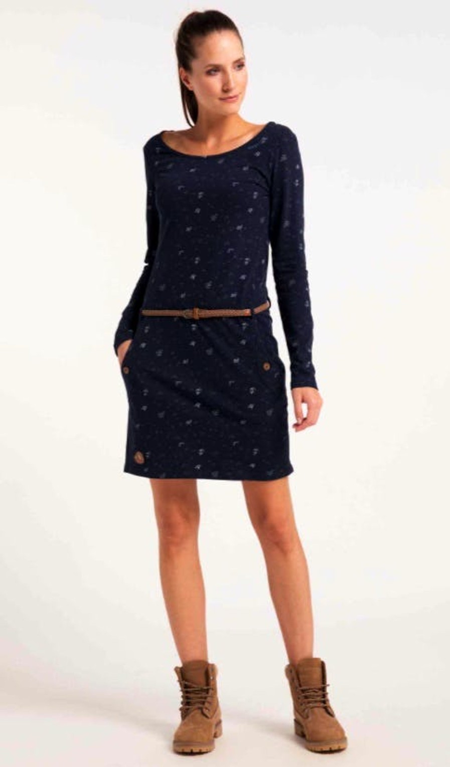 Damen Ragwear | Ragwear Kleid Talona Organic Navy