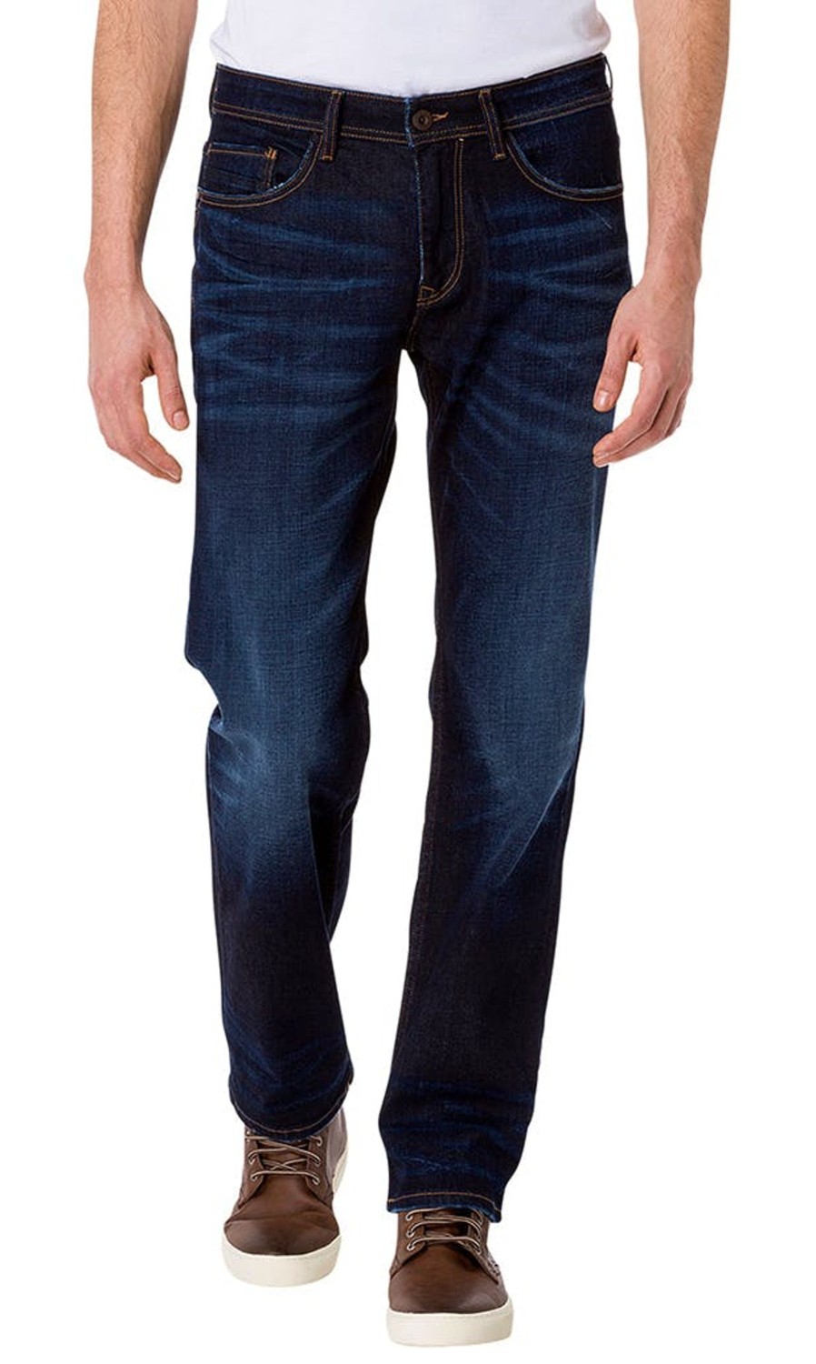 Herren Cross | Cross Jeans Antonio Straight Deep Blue