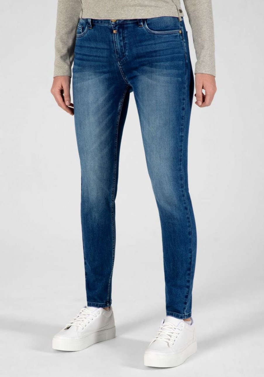 Damen Timezone | Timezone Jeans Tight Aleena Blue Wash