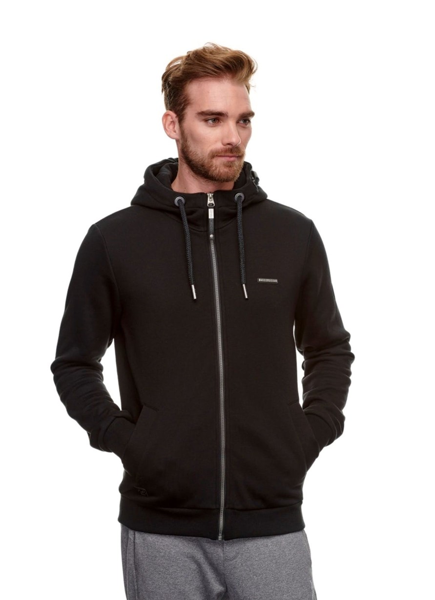 Herren Ragwear | Ragwear Sweatjacke Nate Zip Black