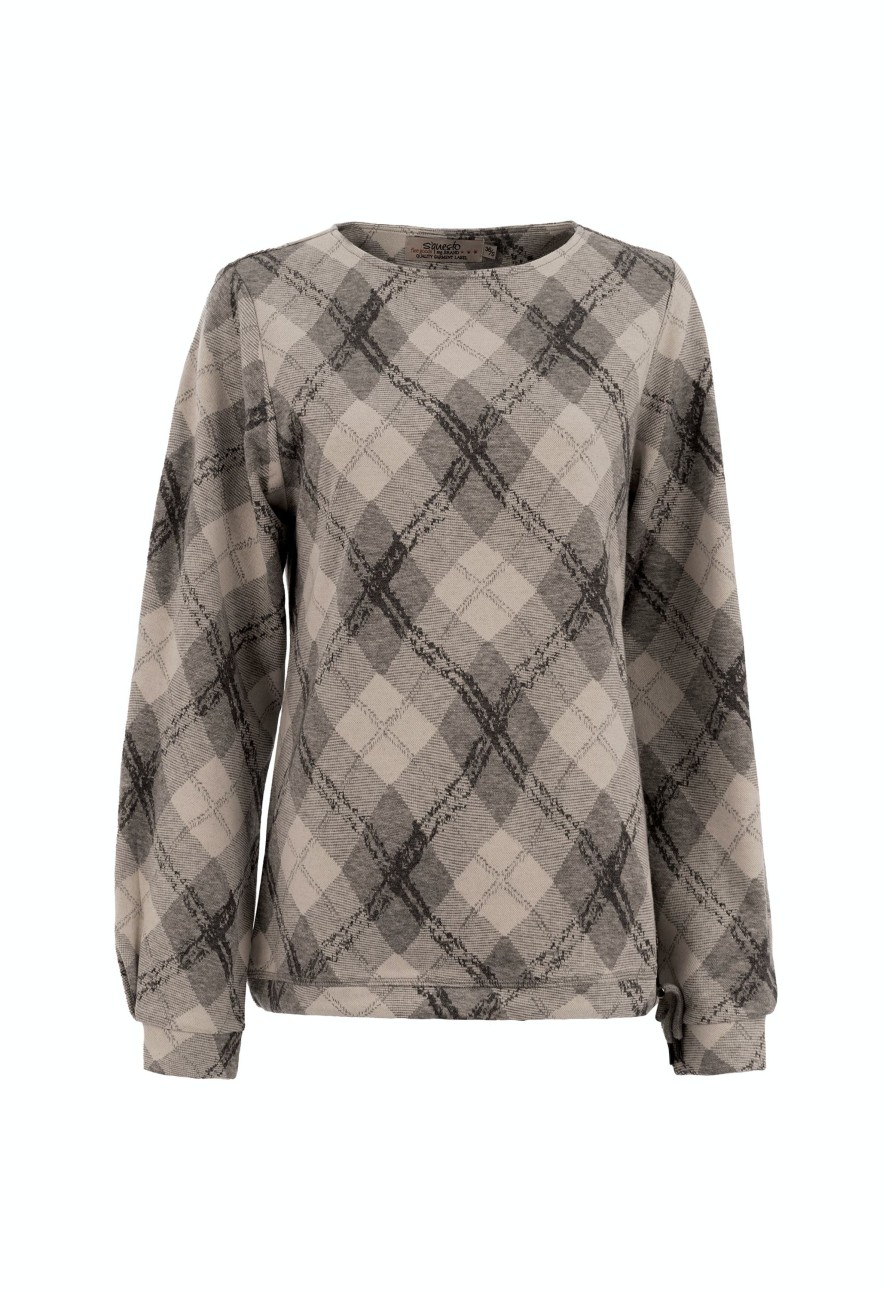 Damen Soquesto | Soquesto Sweatshirt Lealanie Grey Melange