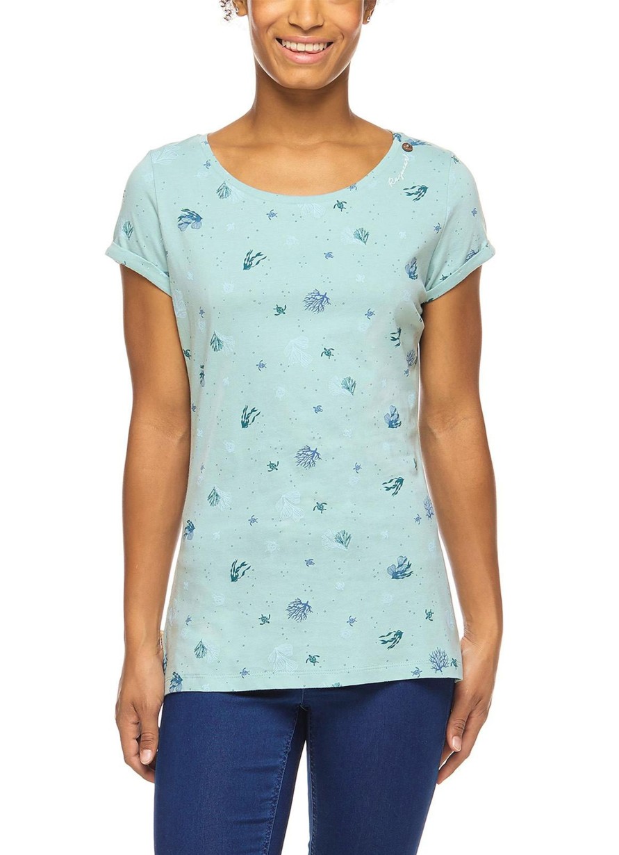 Damen Ragwear | Ragwear Top Florah B Organic Aqua