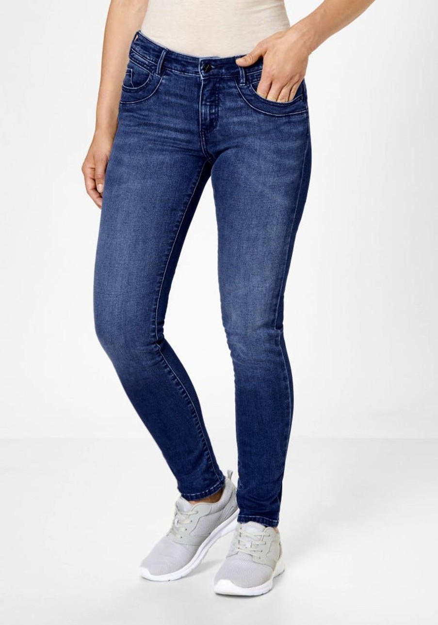 Damen Paddock's | Paddock'S Lucy Jeans Shape Denim Blue Dark Stone