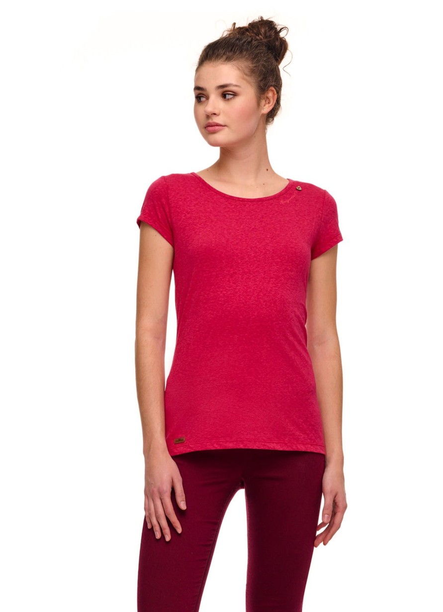 Damen Ragwear | Ragwear Shirt Mint Raspberry