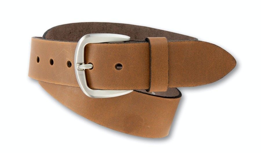 Herren Bernd Gu00f6tz | Bernd Gu00F6Tz 4 Cm Pull-Up-Ledergu00Fcrtel 0067 Camel