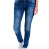 Damen Blue MonWholesale | Blue Monkey Jeans Laura 0001 Slim Fit Light Blue