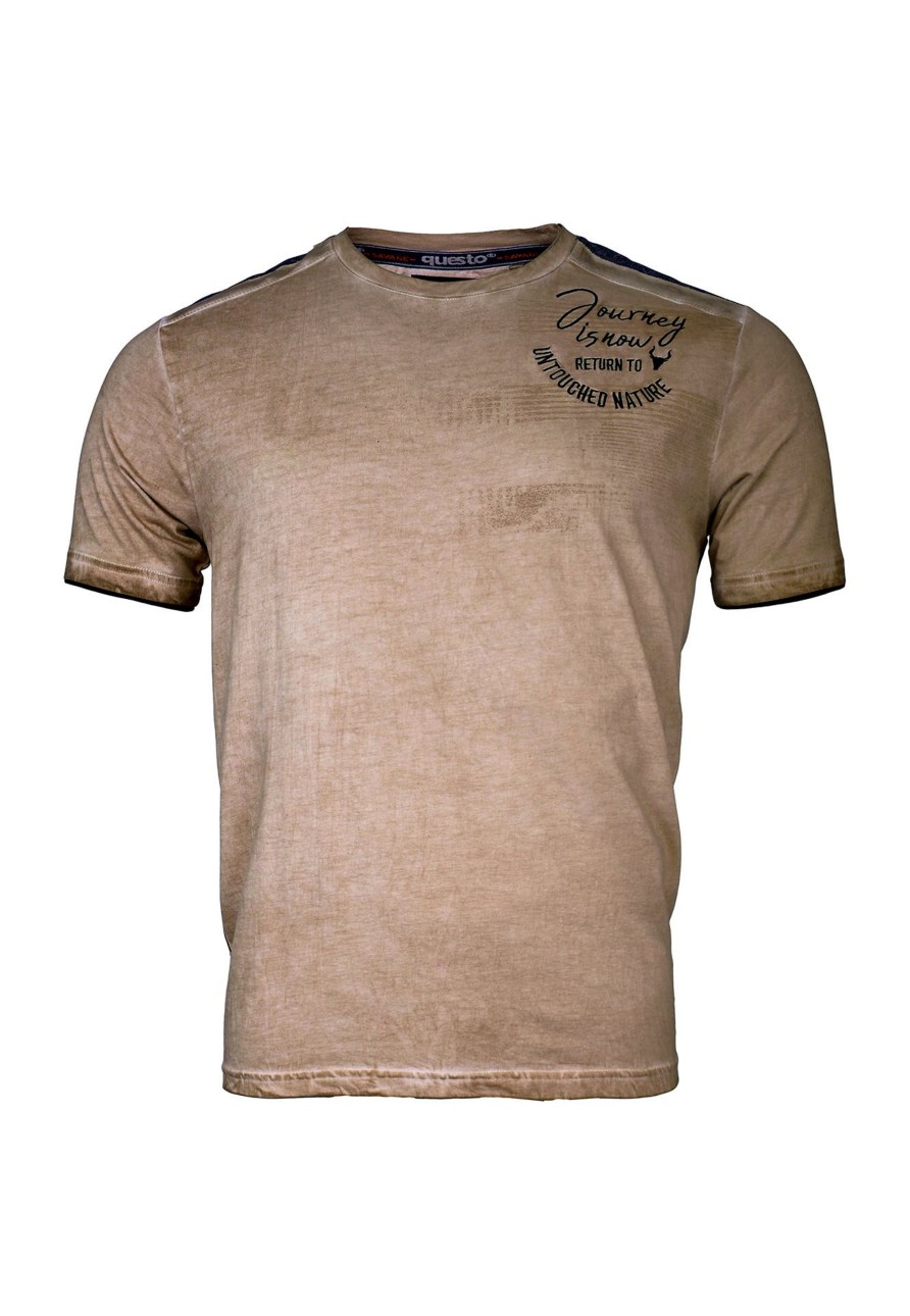 Herren Questo | Questo Shirt Efe Raw Sand