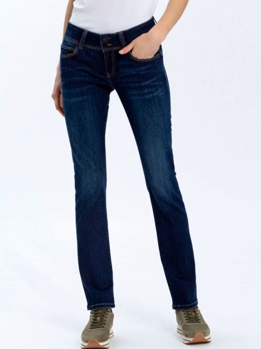 Damen Cross | Cross Jeans Loie Regular Fit Dark Blue