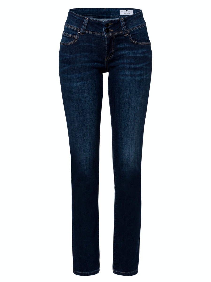 Damen Cross | Cross Jeans Loie Regular Fit Dark Blue