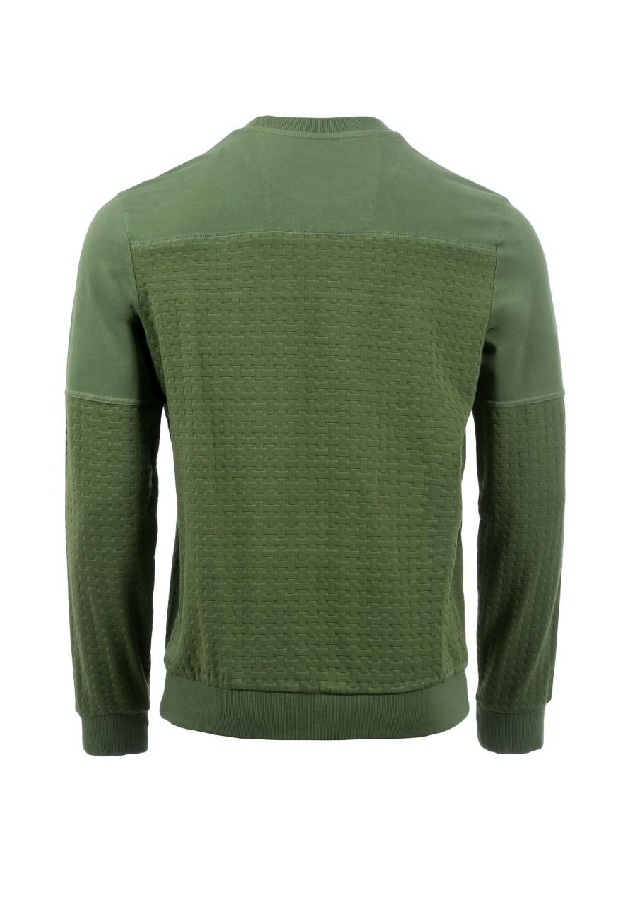 Herren Questo | Questo Sweatshirt Fips English Ivy