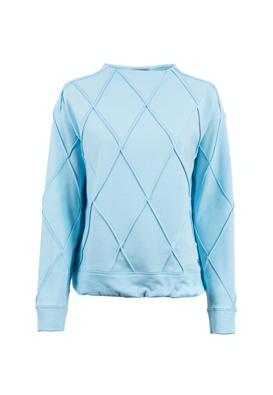 Damen Soquesto | Soquesto Leichtsweatshirt Mikoto Pastel Sky