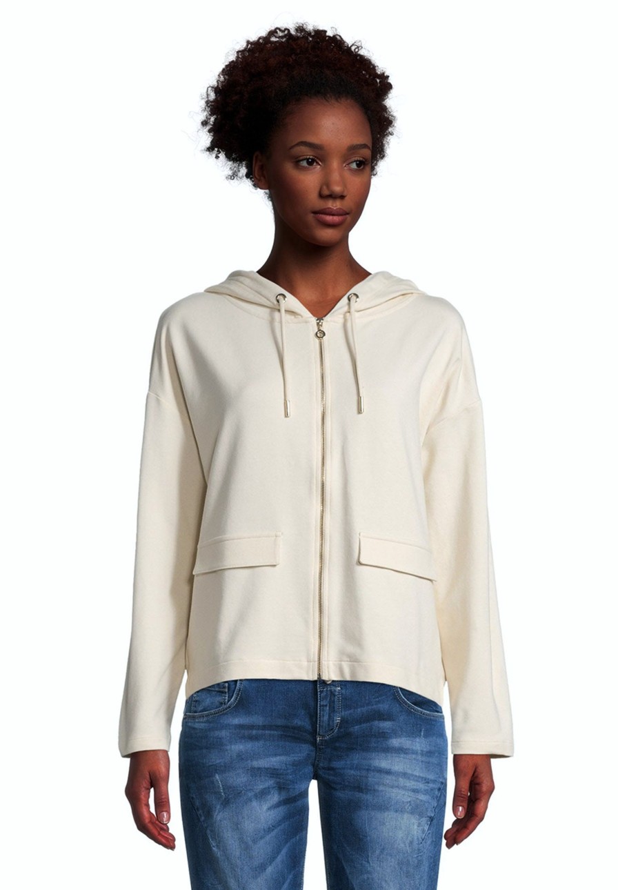 Damen Betty Barclay | Cartoon Sweatjacke 2215 Beige