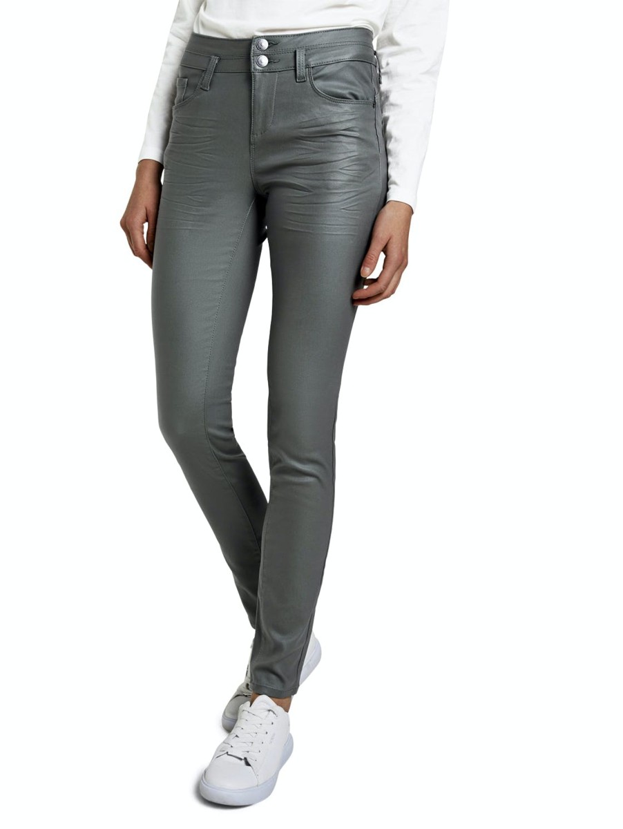 Damen Tom Tailor | Tom Tailor Jeans Alexa Skinny Grau/Grun