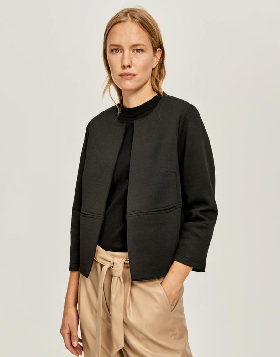 Damen Opus | Opus Blazer Harisa Schwarz