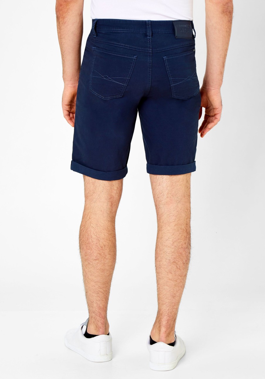 Herren Paddock's | Paddock'S Ranger Pipe Bermuda Low Fit Navy