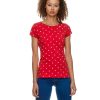 Damen Ragwear | Ragwear Shirt Mint Dots Rot