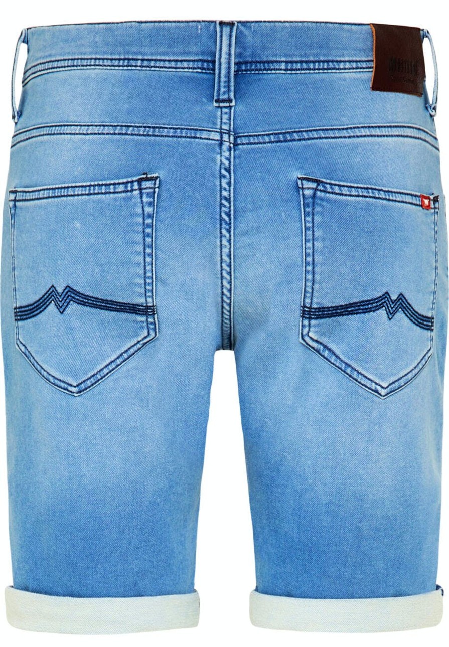 Herren Mustang | Mustang Chicago Shorts Z Hellblau