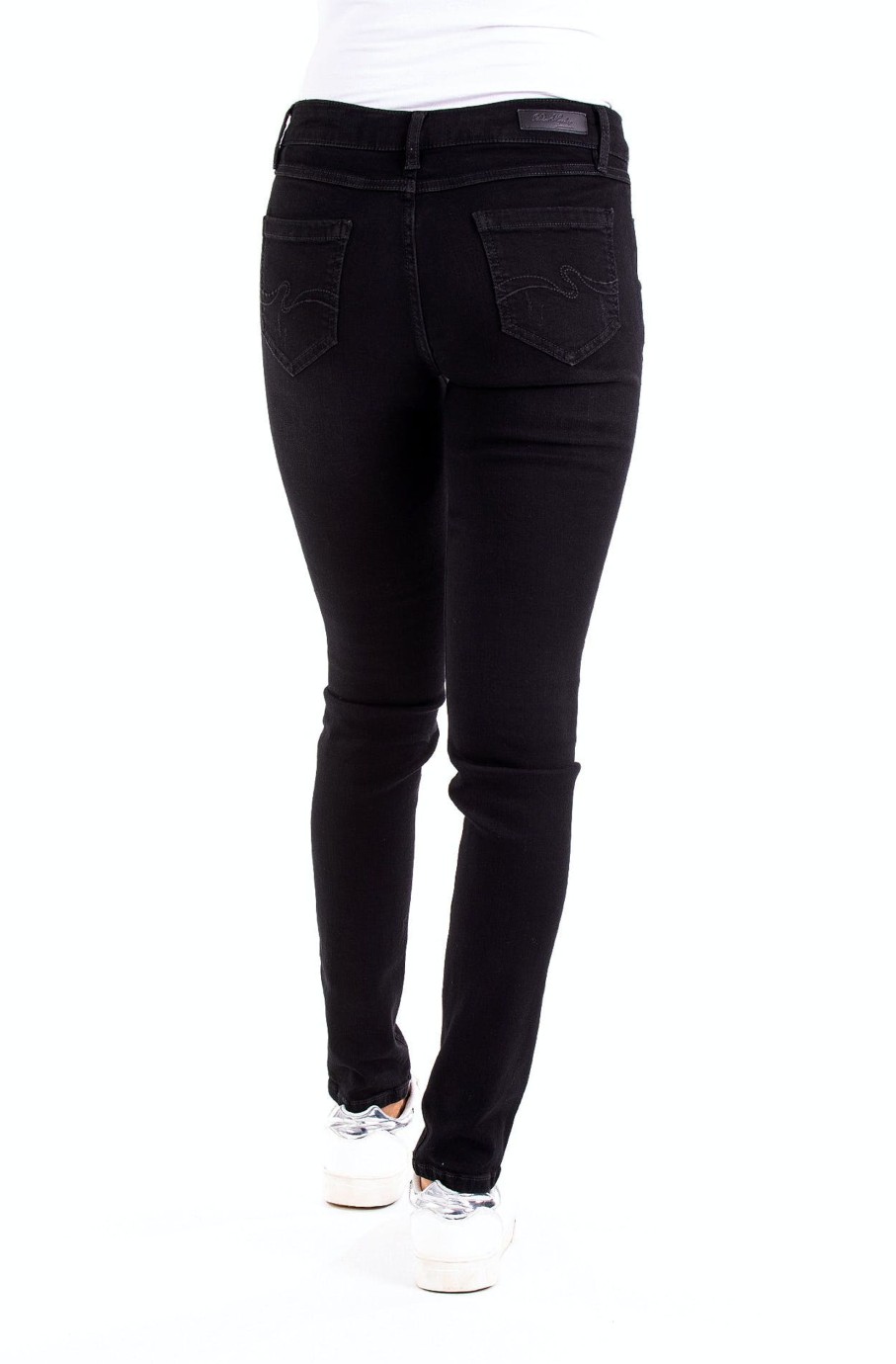 Damen Blue MonNew | Blue Monkey Jeans Manie 3581 Skinny Fit Black