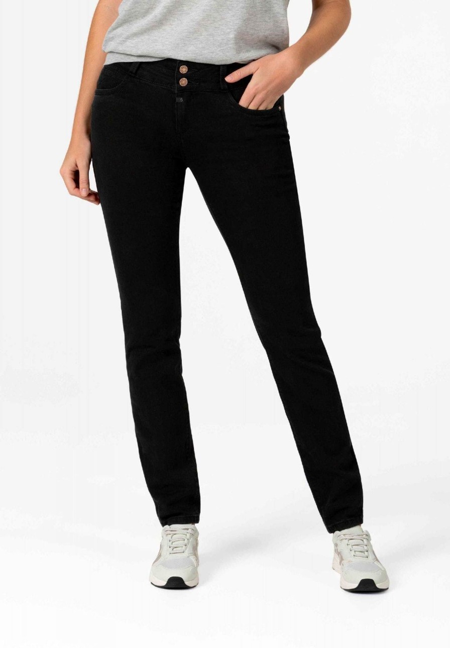 Damen Timezone | Timezone Damenjeans Slim Enyatz Clean Black Wash