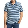 Herren Pioneer Jeans | Pioneer Polo Shirt Stripe Indigo Blau