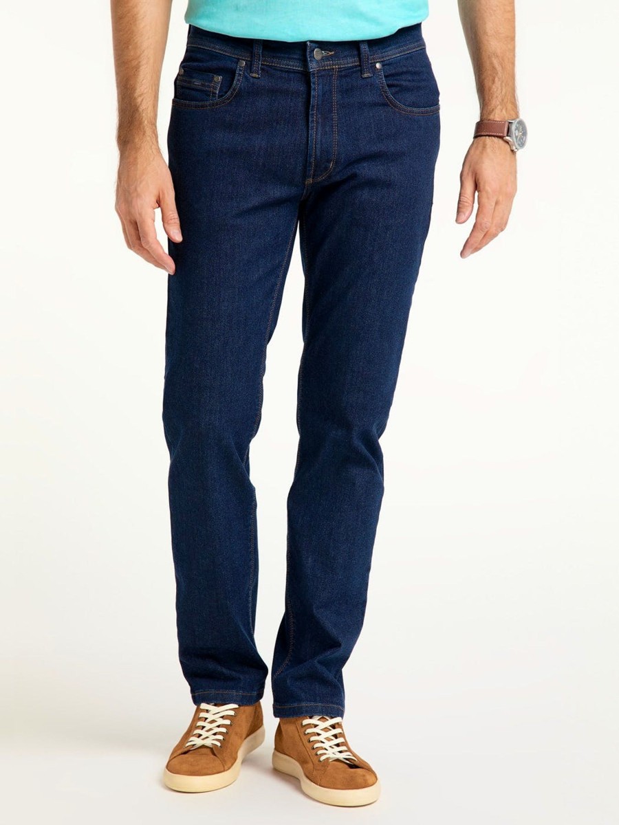 Herren Pioneer Jeans | Pioneer Jeans Rando Megaflex Regular Fit Darkstone