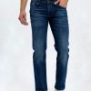 Herren Cross | Cross Jeans Antonio 5 Pocket Pants Dark Mid Blue