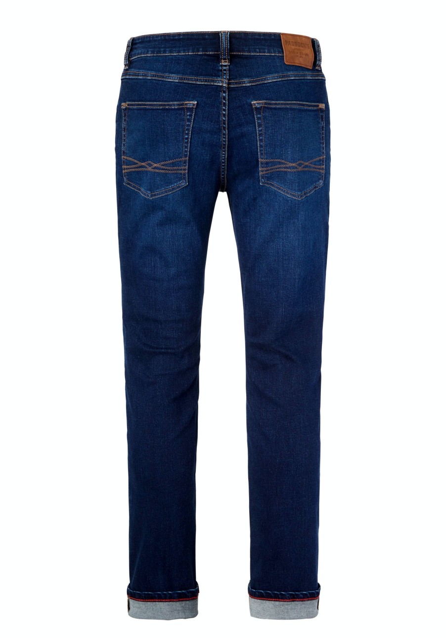 Herren Paddock's | Paddock'S Ben Jeans Tapered Fit Dark Blue Extra Lang Dark Blue Use Moustache