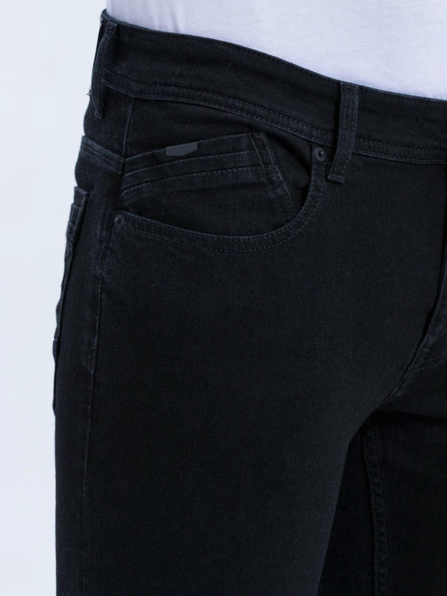 Herren Cross | Cross Jeans Jimi 5 Pocket Pants Black