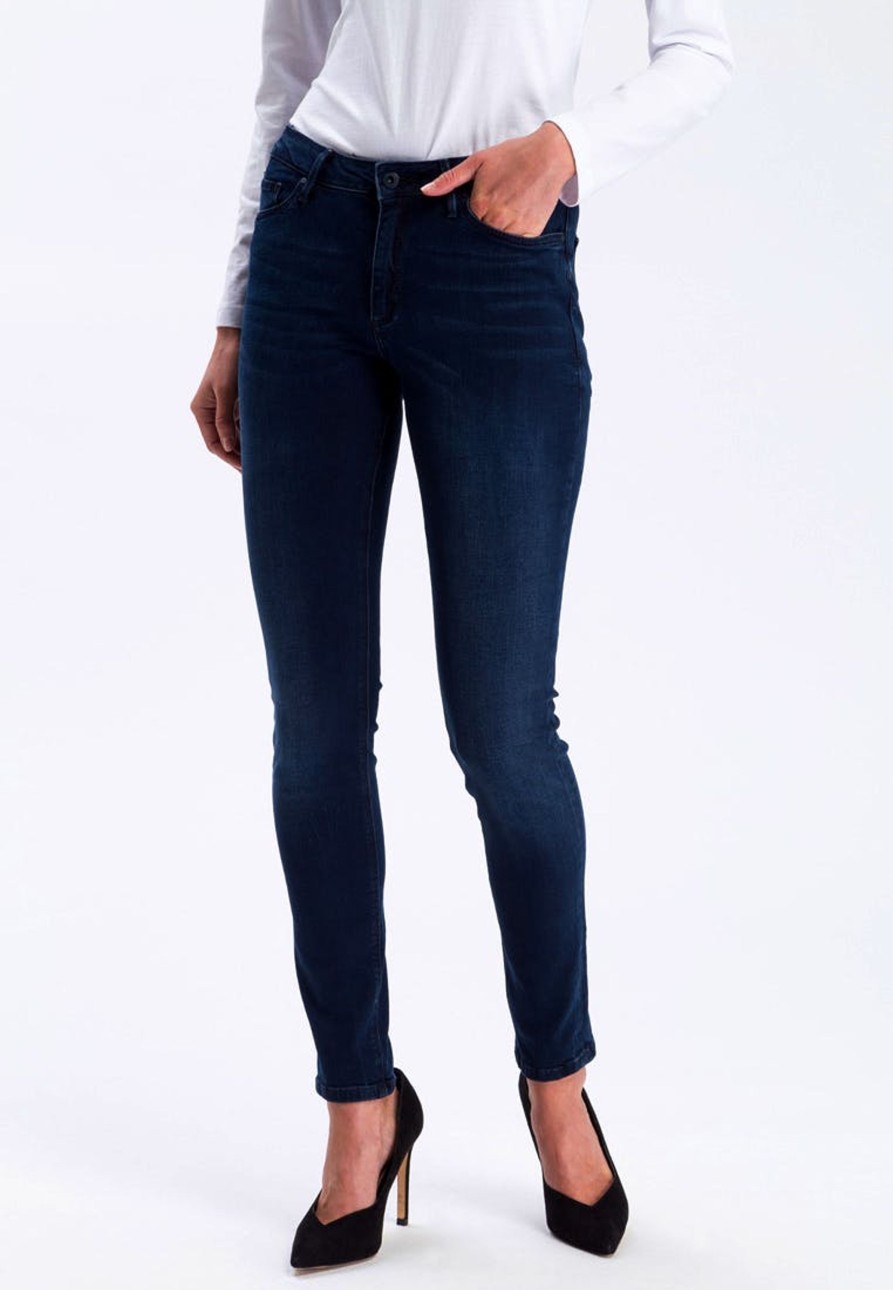 Damen Cross | Cross Jeans Alan Skinny Dunkelblau