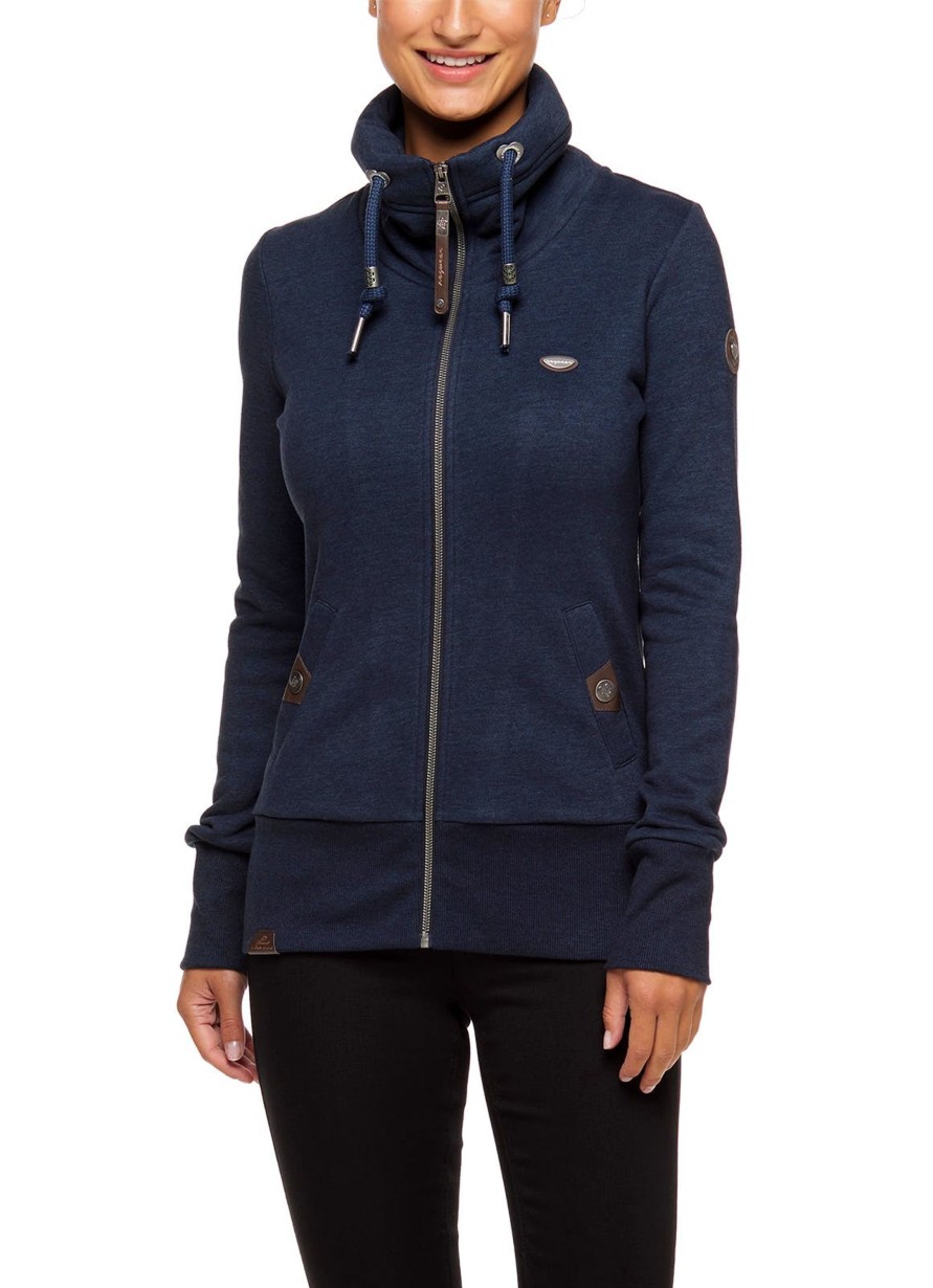 Damen Ragwear | Ragwear Sweatjacke Rylie Zip Navy