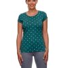 Damen Ragwear | Ragwear Shirt Mint Dots Dark Green