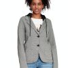 Damen Betty Barclay | Cartoon Blazerjacke 4108 Mit Kapuze Grey