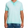 Herren Pioneer Jeans | Pioneer T-Shirt Iris Washed Light Blue