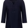 Damen Cecil | Cecil Bluse Solid Navy