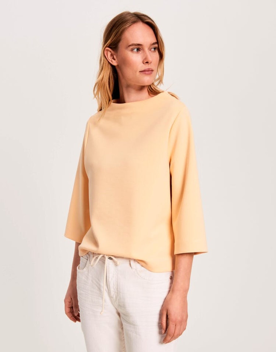 Damen Opus | Opus Damen Sweater Gazu Pfirsich