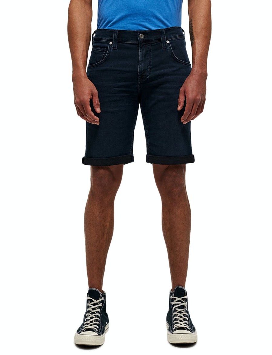 Herren Mustang | Mustang Chicago Shorts Z Regular Fit Blue Black