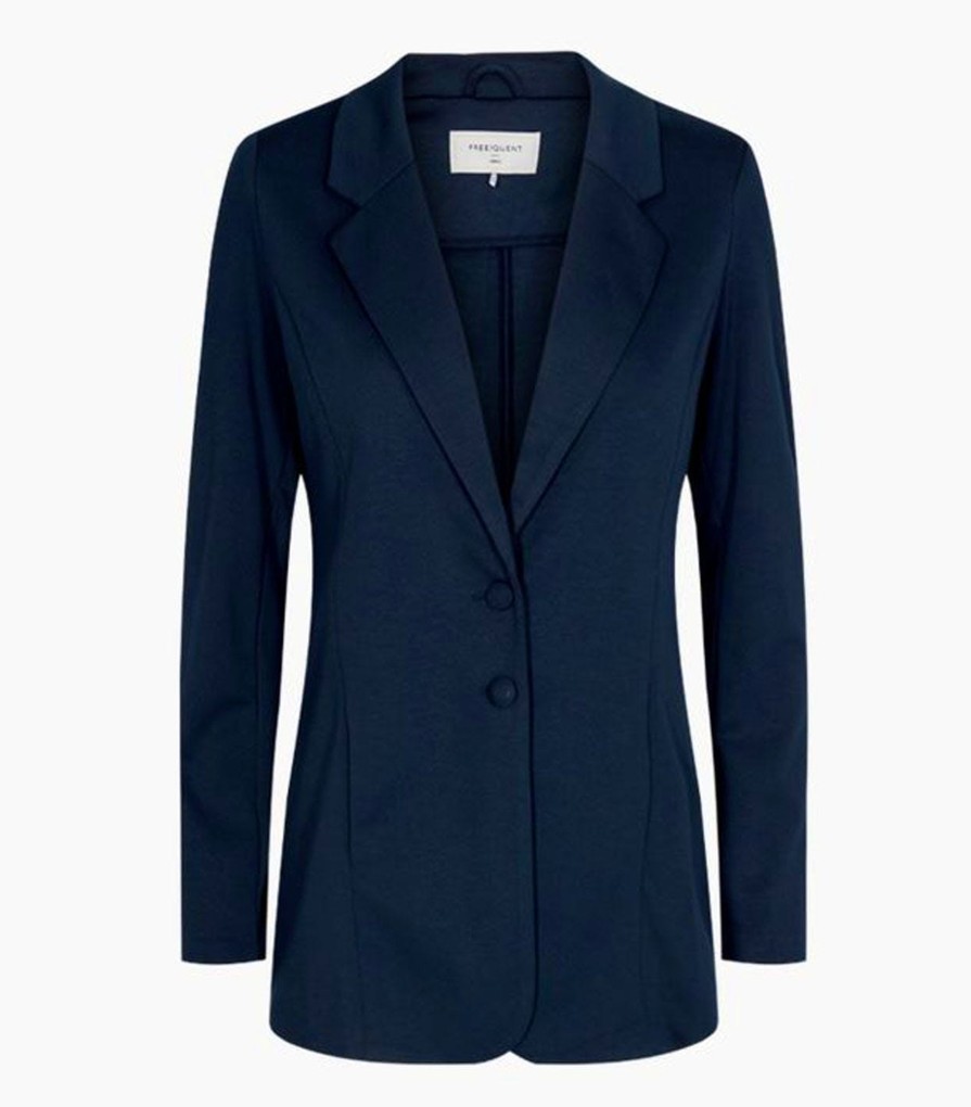 Damen Freequent | Freequent Longblazer Nanni Marine