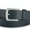 Herren Bernd Gu00f6tz | Bernd Gu00F6Tz 4 Cm Pull-Up Ledergu00Fcrtel Xxl Schwarz